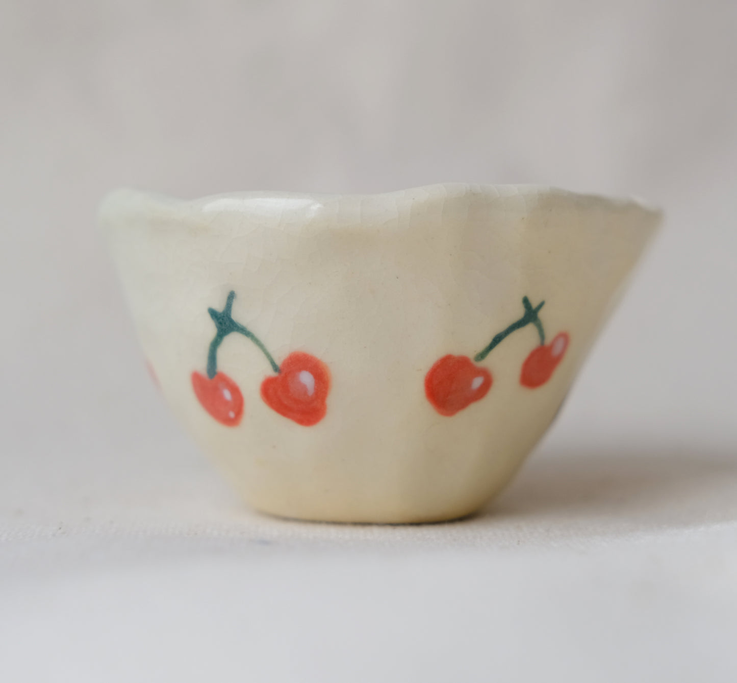 baby bunny pinch pot