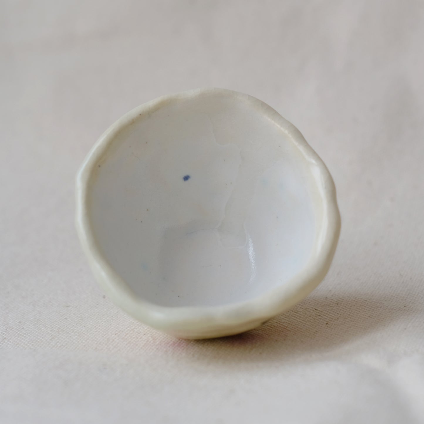 baby bunny pinch pot