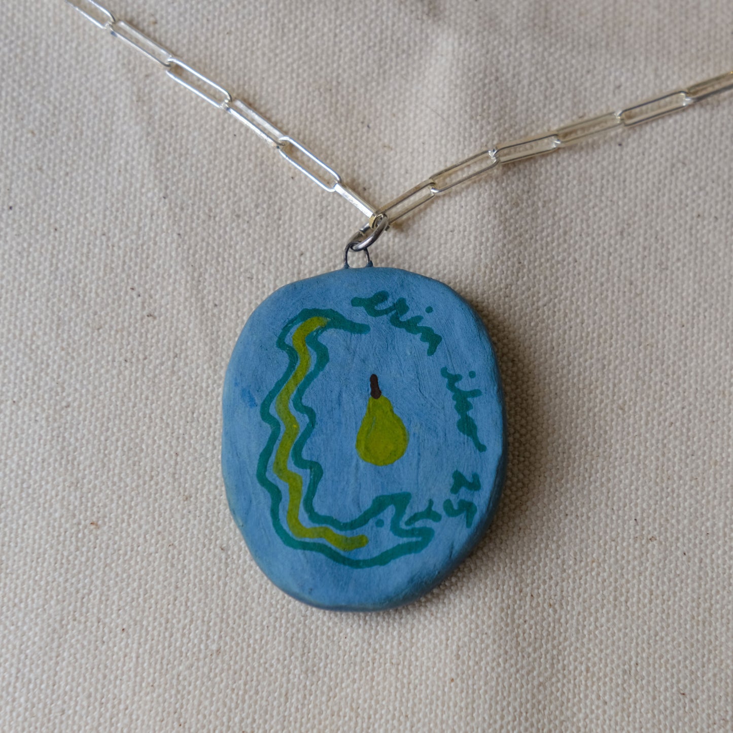 potent pear charm necklace