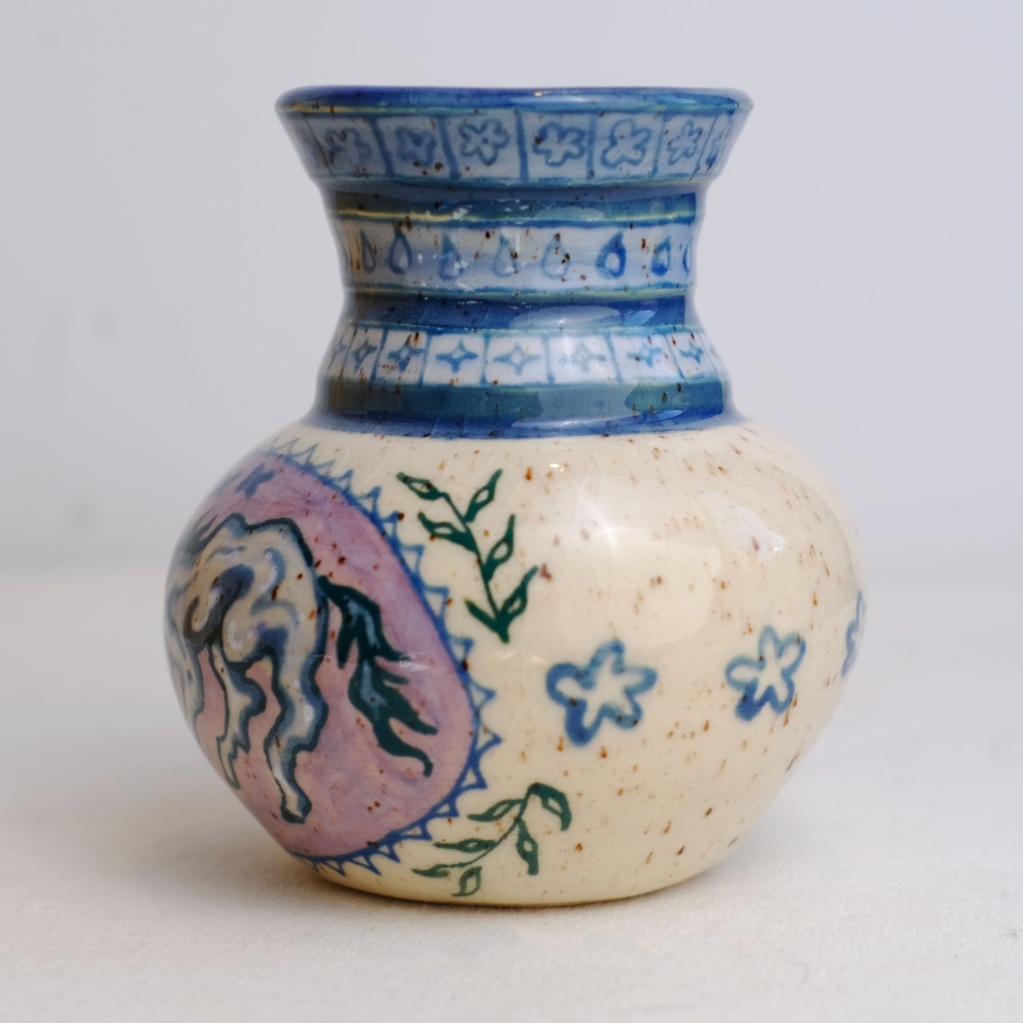 wildflower horse vase