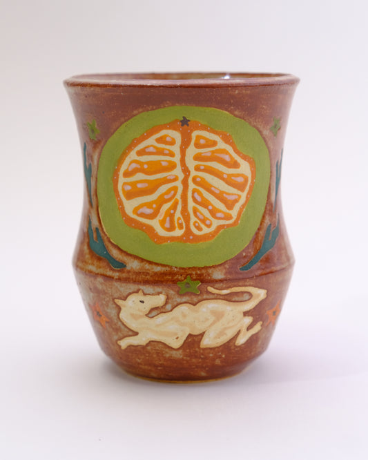 orange moon I (dog)