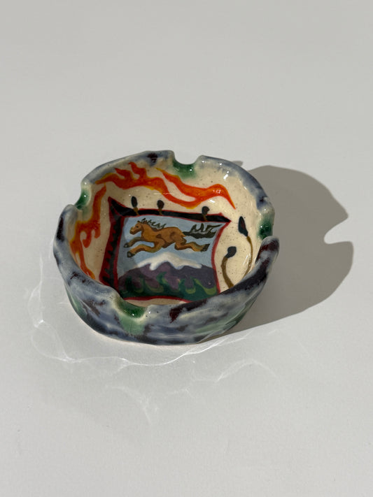 matchbox ashtray