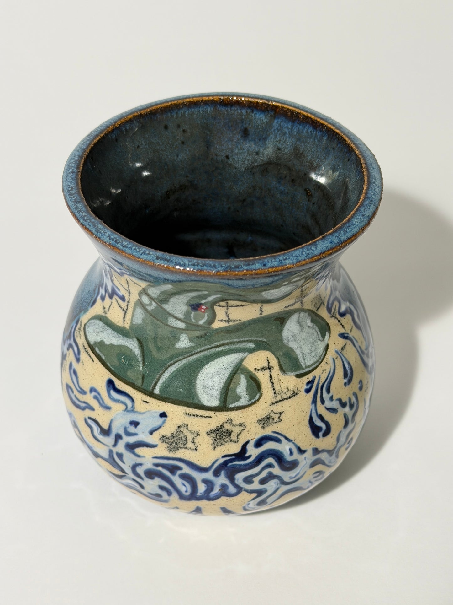 running water (vase)