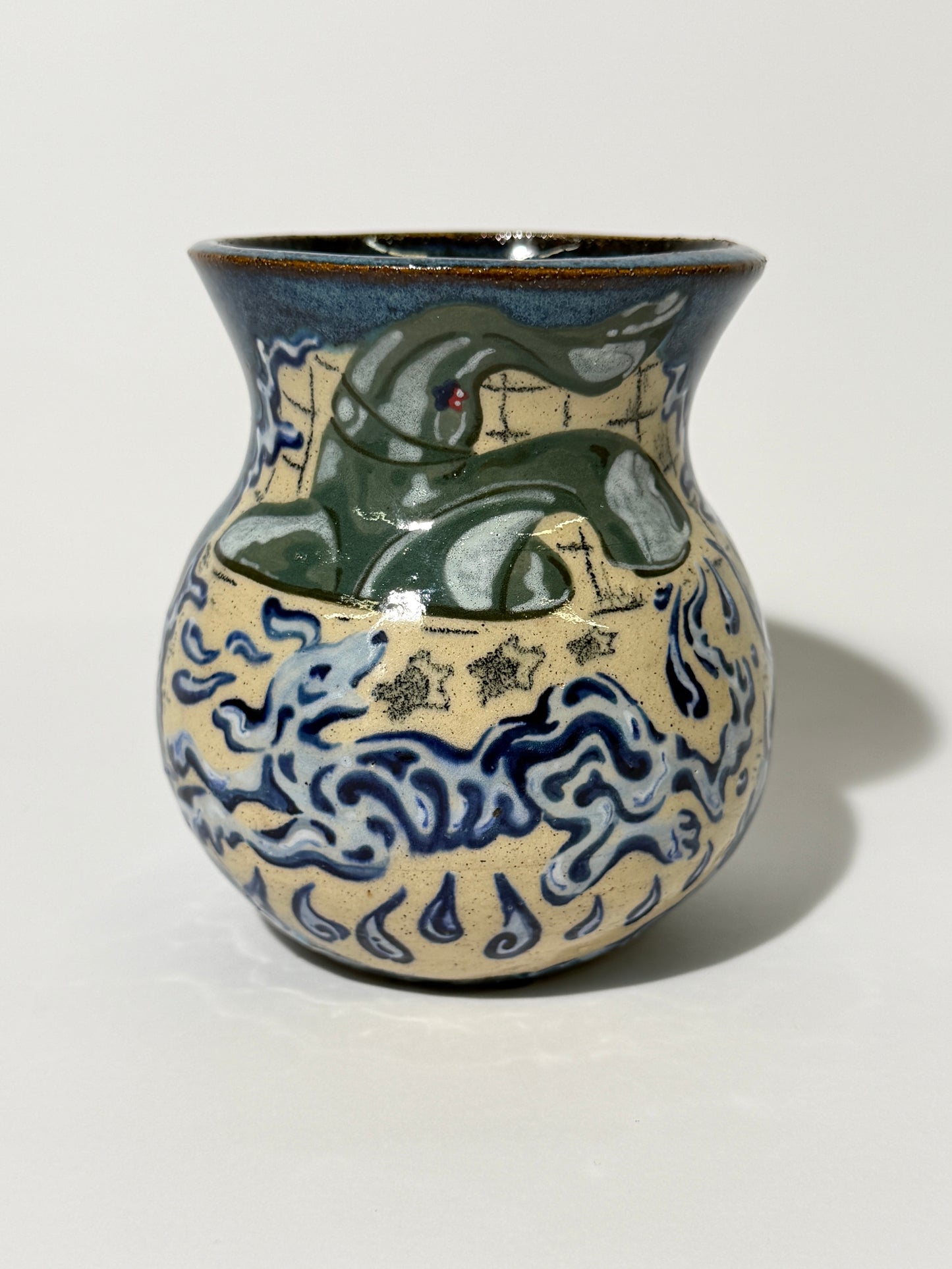 running water (vase)
