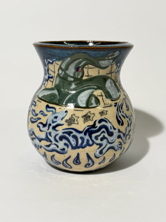 running water (vase)