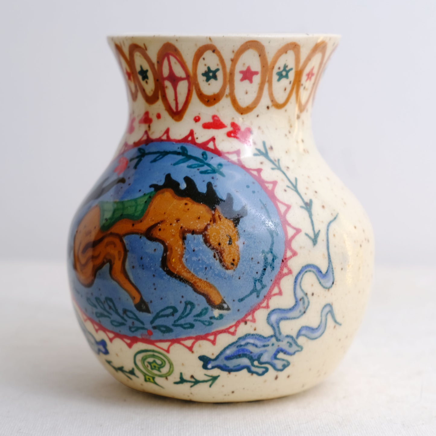 traditional horse vase