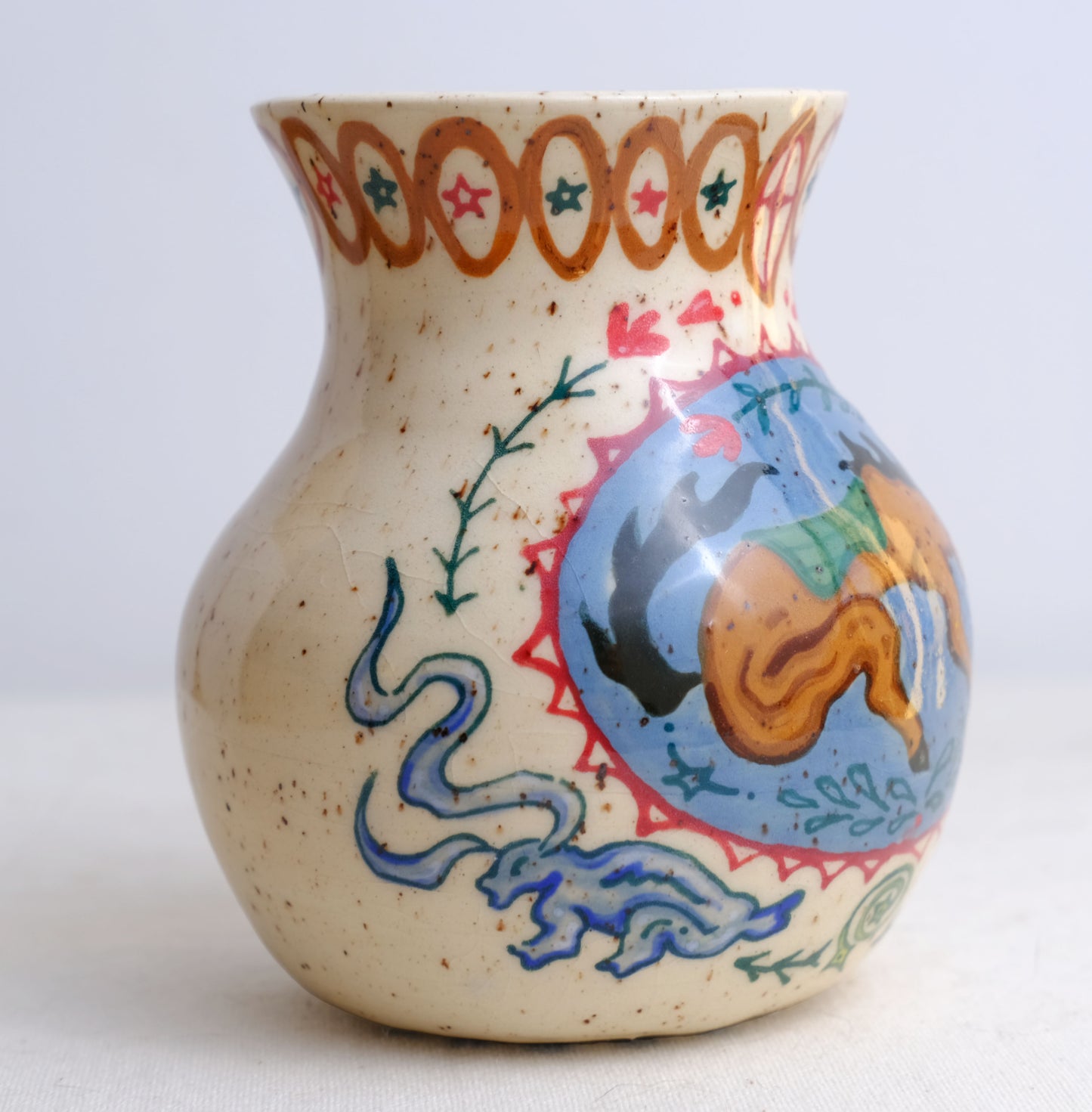 traditional horse vase