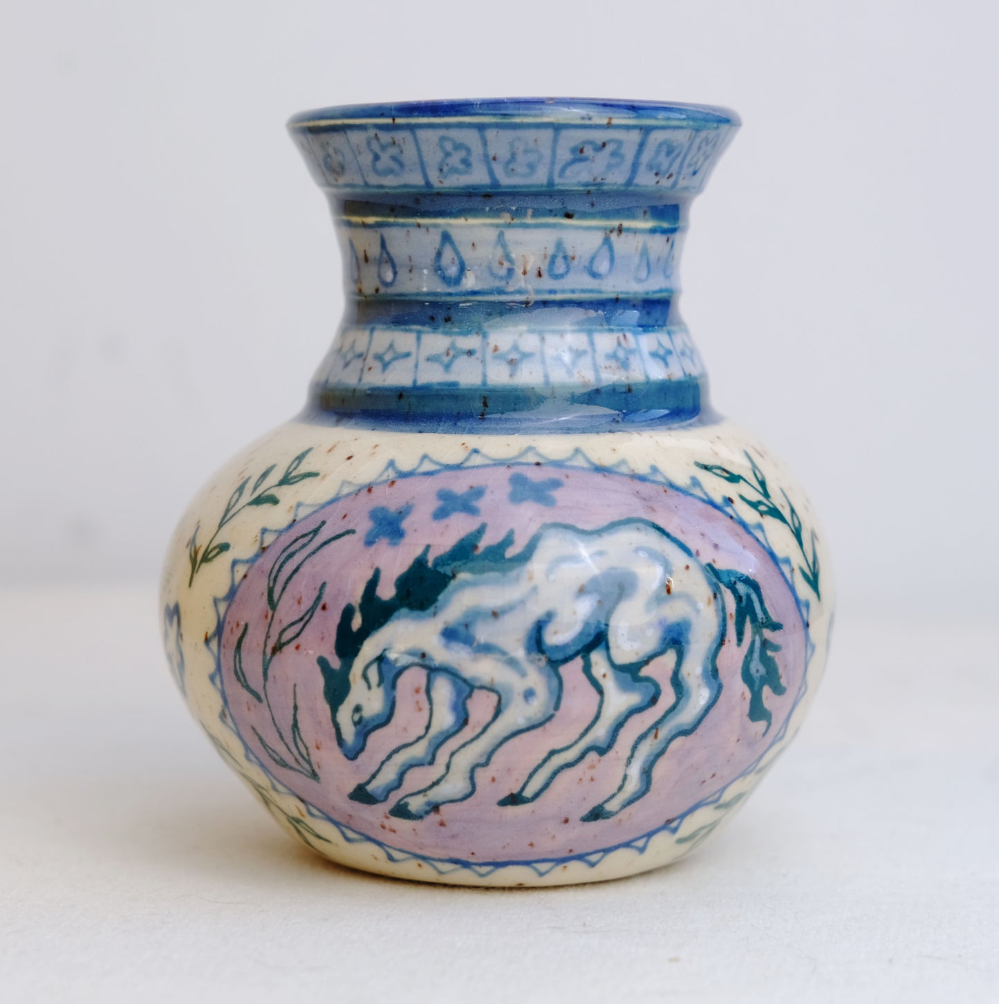 wildflower horse vase